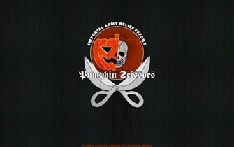 Gonzo Pumpkin Scissors Vector Art Wallpaper
