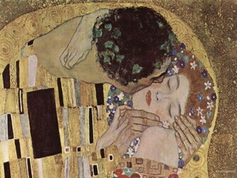 Klimt Kiss Wallpaper Gustav The