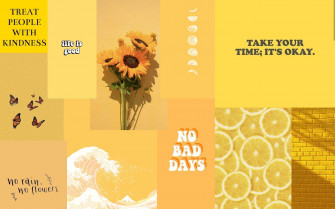 Mellow Yellow Wallpaper Aesthetic Desktop