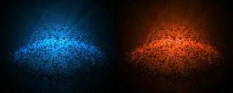 Abstract Dual Screen By Dantsu One HD Wallpaper Vector