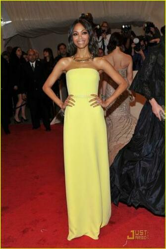 Zoe Saldana Image Alexander Mcqueen Savage Beauty Costume