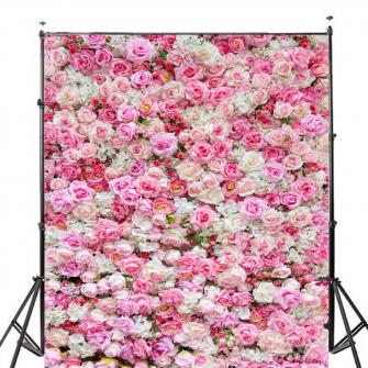 Wedding Rose Flowers Photography Backdrop Studio Prop