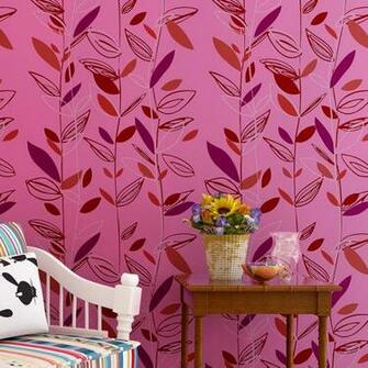 High Quality Luxury Leaf 3d Wallpaper New Trending Flocking
