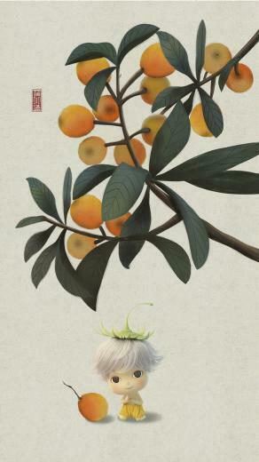 Pu Xiaoman Four Seasons Health Wallpaper In Graffiti