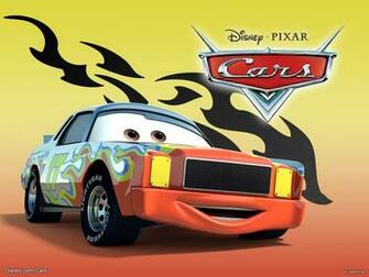 Darrel Cartrip The Race Car From Pixar S Cars Movie Wallpaper