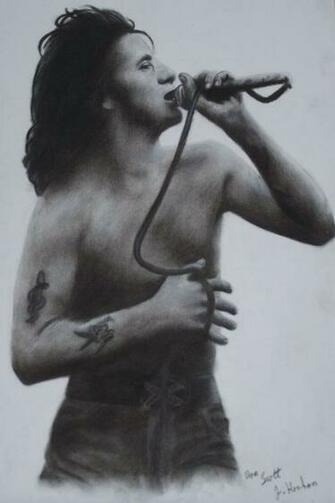 Bon Scott By Jess Macgowan