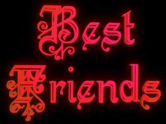 Best Friends Background 3d Clip Art For