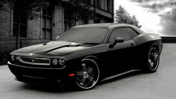 Dodge Challenger Black Wallpaper On