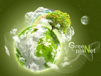 Earth Day Green Planet Wallpaper