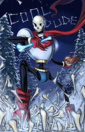 Undertale Cool Dude Papyrus By Hellknight10