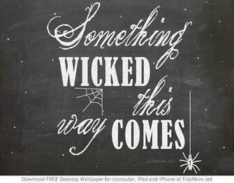 October Chalkboard Wallpaper For Your Computer iPhone And iPad