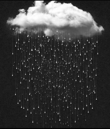 Rain Cloud Sky Uploaded By Marieta On We Heart It