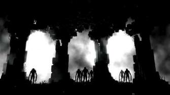 Creepy Silhouette Wallpaper Monochrome