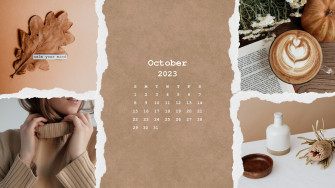 Customizable Autumn Desktop Wallpaper Templates