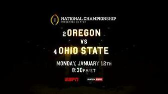 College Football National Championship Pre Oregon Vs