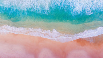 Pink Beach Wallpaper