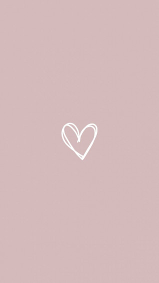 Aesthetic Minimalist Heart Wallpaper Simple Phone