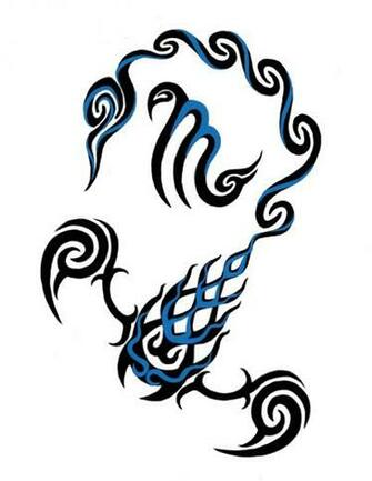 Tribal Scorpio Zodiac Tattoo Image Pictures Becuo