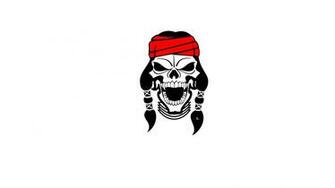 Wallpaper Skull Indian Apache Minimalism