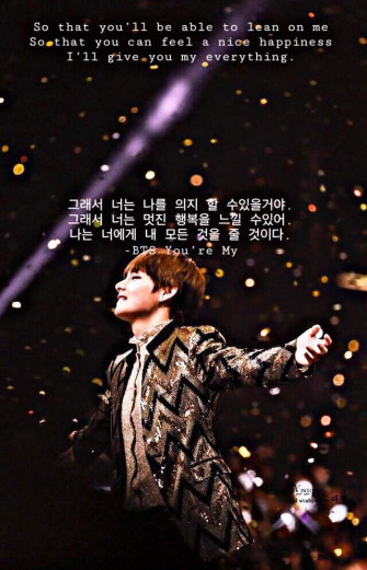 Bts V Taehyung Quote Wallpaper Army S Amino