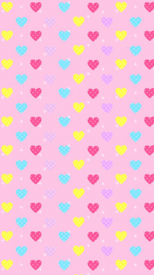 Wallpaper Heart Rainbow Love
