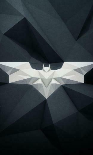 Batman Geometric Logo Wallpaper For Blackberry Z10