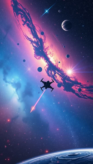 Opening Star Wars Space Background