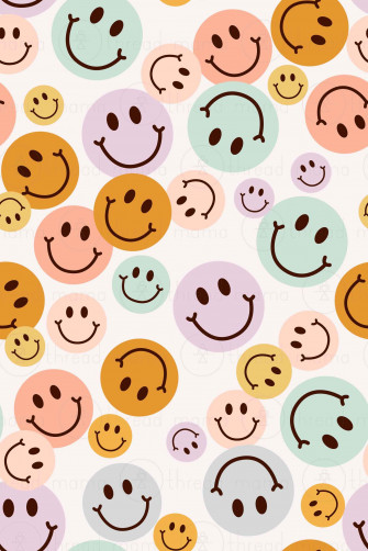 Smiley Face Collection In Wallpaper