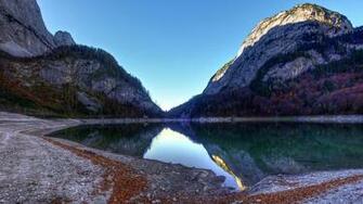 Wallpaper Mountain Lake Landscape Reflection 4k Ultra HD