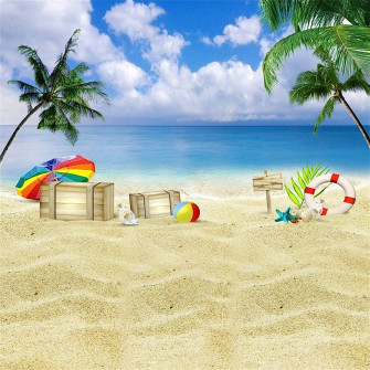 Amazon Aofoto Summer Beach Photography Backdrop Sea