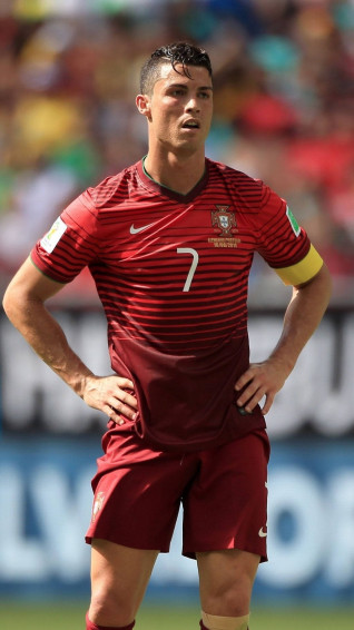 Hands On Waist Cristiano Ronaldo iPhone Wallpaper