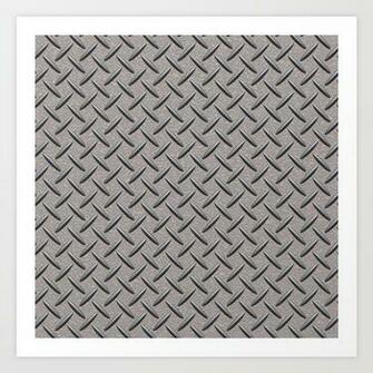 Diamond Deck Plate Art Print By Lyle58 Society6