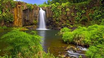 Waterfall Wallpaper Landscape Pixels
