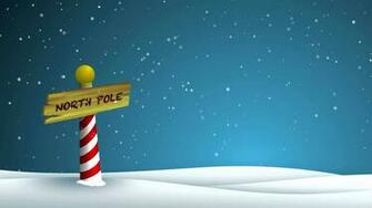 North Pole Christmas Wallpaper Top