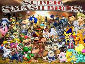 Super Smash Bros Logo Wallpaper