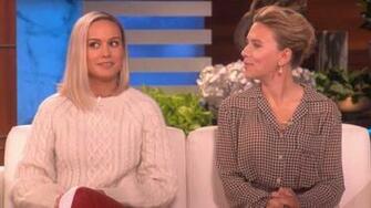 Brie Larson Hilariously Forgets How She And Scarlett Johansson