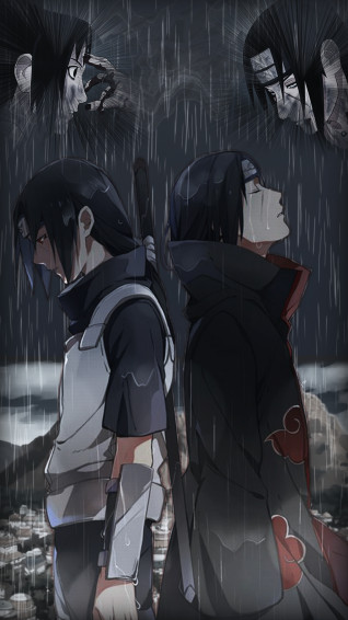 Itachi Sasuke Phone Wallpaper