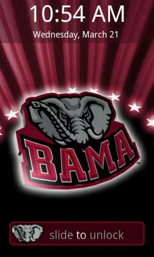 Alabama Crimson Tide Theme Screenshot