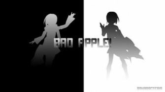Bad Apple Wallpaper Tanashi By Bacterianeko
