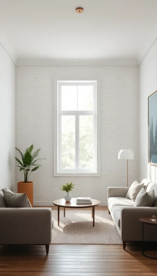 Modern White Wallpaper