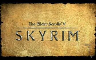 Main Menu Logo Replacers Wallpaper At Skyrim Nexus Mods And