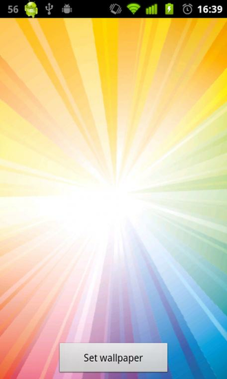 Rainbow Live Wallpaper App Android Ware
