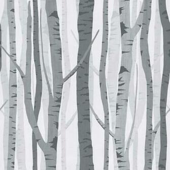 Wilko Trees Wallpaper Black Grey Wp332118 At