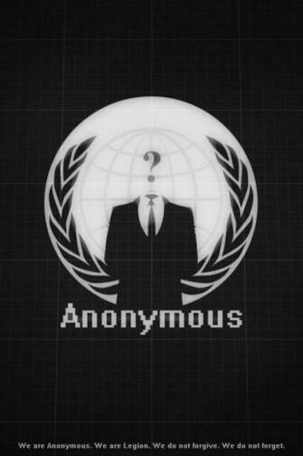 Logos Wallpaper Anonymous Logo With Size Pixels For iPhone