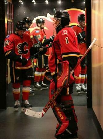 Flames Vs Sharks Calgary Photos