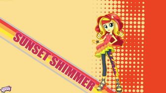 Sunset Shimmer Rainbowrocks Wallpaper By Xebck