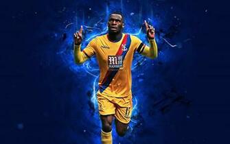 Wallpaper Christian Benteke 4k Abstract Art Football