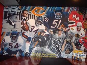 Chicago Sports Legends Mural