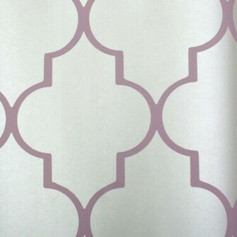 Mood Living Alahambra Light Purple On Silver Wallpaper