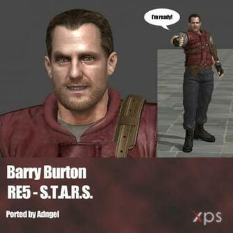 Barry Burton Re5 Stars By Adngel
